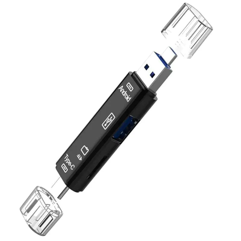 On-the-Go Card Reader (Micro SD, USB, USB 2.0, Type-C, Micro USB)